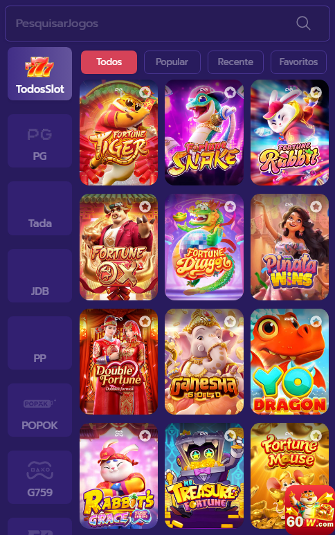 Explorando Infinidade de Jogos no 60w.com: Diversidade e Emoção